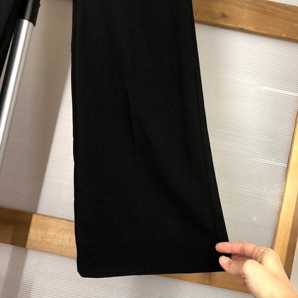 Banana REPUBLIC Martin Fit‎ Stretch Wool Black Flare Lined Pants Sz 2 - Picture 5 of 10
